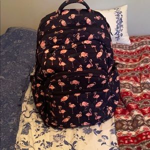 Vera Bradley large flamingo print book bag